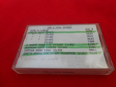 IKE & TINA TURNER-RECORD COMPANY REFERENCE CASSETTE-ARCHIVAL-RARE-EX+ Foto 1 de 4