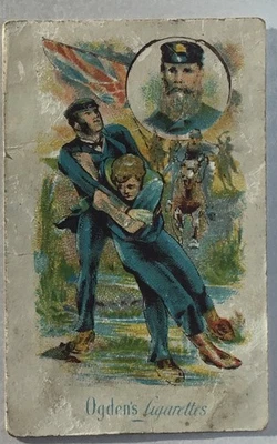 Ogden’s Cigarettes Victoria Correct Heroes Q/Master W. Rickard V.C. - Image 1 of 2