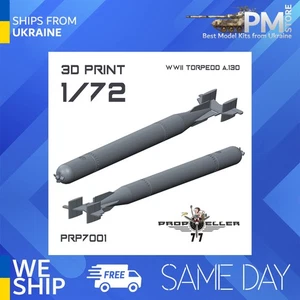 77Hélice PRP7001 1/72 Torpedo Italiano Segunda Guerra Mundial A.130 Variante 1 - Imagen 1 de 2