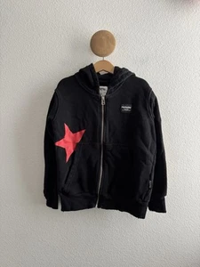 nununu Kids Full Zip Black Hoodie Size 6-7 Years Old - Picture 1 of 8