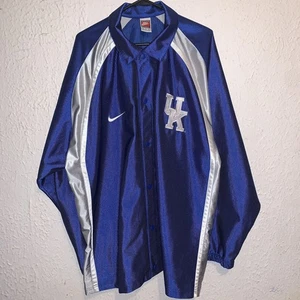 Vintage 90s University Kentucky Wildcats Nike Warm Up Shooting Jersey Shirt XL - Picture 1 of 5