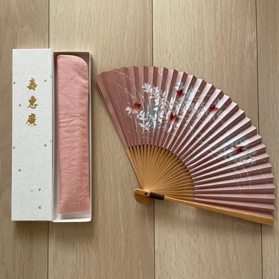 Складной вентилятор Sensu снижение цены Kyoto Inoguchi Shojudo Kikyou чехол включен - Изображение 1 из 3