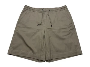 NWT Men's Ted Baker London Twill Drawstring Shorts 9" Size 36R Beige 256714 - Picture 1 of 12