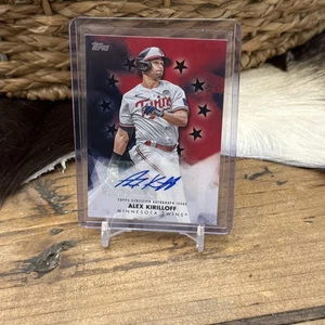 2024 Topps Baseball Stars schwarz /199 Alex Kirilloff Autogramm #BSA-AK - Bild 1 von 4