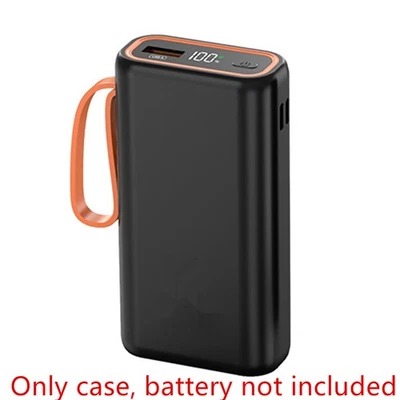 2 Slots 21700 Power Bank Case Cage  Durable Portable For PC/ Smartphone - Image 1 of 4