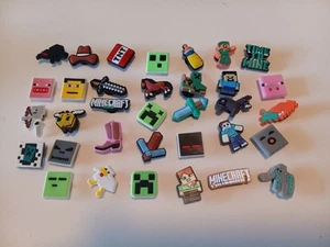 34pc Minecraft Movie Fun Cute Crocs Charms (Great Gift Idea For Kids) - Picture 1 of 1