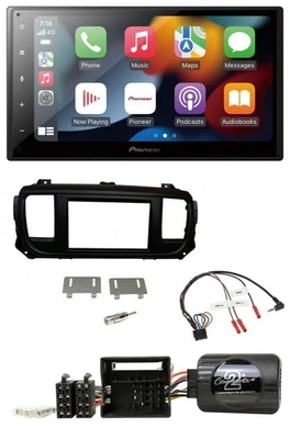 Pioneer DAB Bluetooth 2DIN USB Lenkrad Autoradio für Toyota Proace Citroen Jumpy - Bild 1 von 4