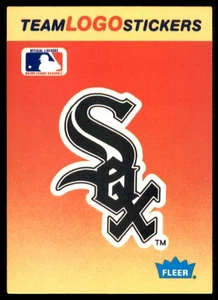 Pegatinas con el logotipo del equipo Fleer #NNO 1991 Chicago White Sox - Imagen 1 de 2
