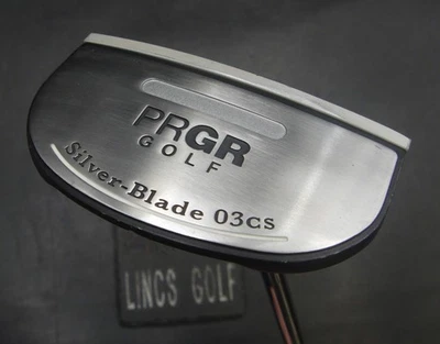 PRGR Golf Silver Blade 03CS Putter Steel Shaft 88cm Length Psyko Grip - Image 1 of 4