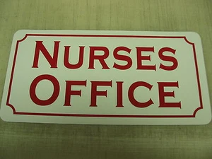KRANKENSCHWESTERNBÜRO Vintage Stil Blechschild 4 Krankenhaus Gebäude Haus RN Praxis - Bild 1 von 1