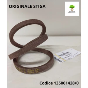 CINGHIA PIATTO LAMA ORIGINALE STIGA CASTELGARDEN 135061428/0 PER TRATTORINI 66cm - Imagen 1 de 3