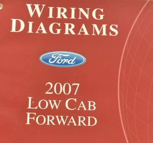 Wiring Diagrams-2007 Ford Low Cab Forward-OEM Electrical Manual - Imagen 1 de 3