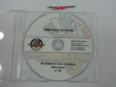 2008 ABC SUPPLY AJ Foyt Milwaukee INDY 225 Vitor Meira In Car Race View DVD IMS  - Image 1 of 4