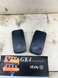 Child Seat Restraint Hooks Mounts Caps Audi A4 02-08 B6 B7 A6 Black 4B0 887 301 - Picture 1 of 5