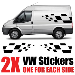 Ford Transit Grafik Streifen Camper Van Custom SWB LWB Decals Aufkleber FD6 - Bild 1 von 1