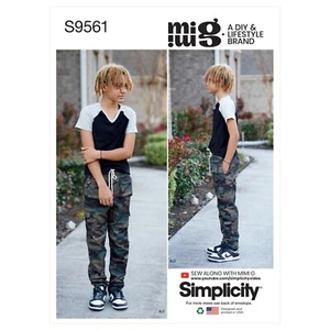 Simplicity SEWING PATTERN S9561 Maglia e Pantaloni/Shorts Ragazzo Età 8-16 - Foto 1 di 6