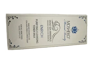New MOSHEKO ENRICH Purifying Cleansing Toner Milk - Dead Sea Minerals Organic - Picture 1 of 4