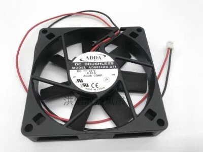 ADDA AD0824HB-D71 8015 DC24V 0.13A 8CM 2-Pin Inverter Cooling Fan - Image 1 of 3
