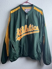 Oakland Athletics Jacket Windbreaker Majestic Men's L Large Rare MLB Baseball