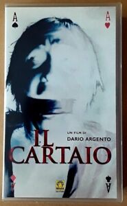 IL CARTAIO di Dario Argento. VHS, Medusa, 2003, VM14, ottimo come foto