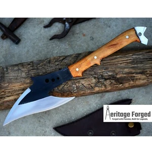 HARPUNE-Handschmiedespeer-Axt-Komtaxt-geschmiedet-Jagdaxt-Taktische Axt-Handarbeit - Bild 1 von 8