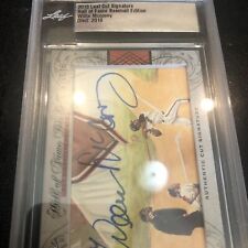 2018 LEAF CUT SIGNATURE HALL OF FAME BASEBALL EDITION WILLIE MCCOVEY AUTO RIP