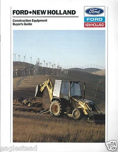Equipment Brochure - Ford New Holland Tractor Loader Backhoe Skid-Steer (E2997) - Picture 1 of 1
