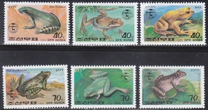 Korea - 1992 - MNH - (3340-3345) Frogs - Picture 1 of 1