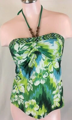 Lucky Brand Floral Multicolor Tankini Women’s Size Medium - Image 1 of 4