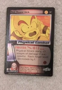 2000 Score Limited Dragon Ball Z DBZ CCG TCG Red Round Kick #57 - Foil - Krillin - Picture 1 of 1