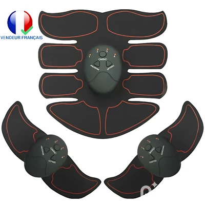 Ceinture Abdominale Électrostimulation Musculation Abdos Bras Fessiers EMS - Photo 1/3
