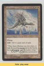 1996 Magic: The Gathering - Mirage Pearl Dragon READ 0e3