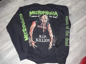 Necrophagia Crewneck Sweatshirt Crew Neck Autopsy Anal Cunt Napalm Death Nasum - Bild 1 von 3