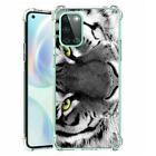(White Tiger)ShockProof TPU phone case cover(Clear)for Oneplus Nord N10 5G