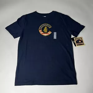 New Era Chicago Cubs Navy Stars and Stripes 4th of July T-Shirt Mens Sz S NWT - Picture 1 of 12