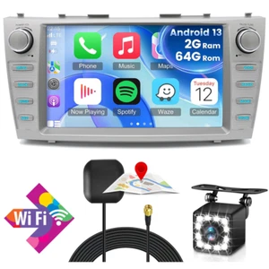 For 06-11 Camry Aurion Android 13 Quad-Core 9" HD Car Stereo Bluetooth Radio 64G - Picture 1 of 16