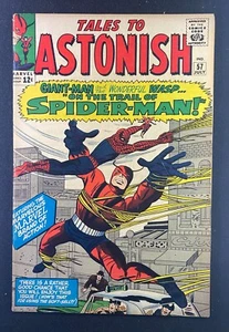 Tales to Astonish (1959) #57 FN (6.0) Classic Giant-Man Spider-Man App/Cover - Bild 1 von 2