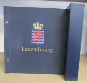 LUXEMBOURG - ILLUSTRATED DAVO ALBUM - ALL PAGES 1852/1991 COMPLETE + COLLECTION - Picture 1 of 4