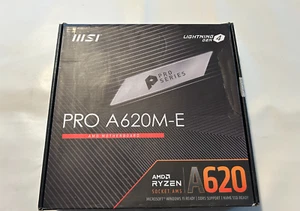 MSI PRO A620M-E M-ATX SOCKET AMD AM5 DDR5 PER CPU 7/8/9XXX - Foto 1 di 10