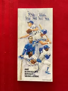 1987 MLB Kansas City Royals media guide / Brett / Saberhagen / Seitzer / White - Picture 1 of 1