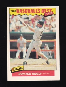 1986 Fleer Baseballs Best Don Mattingly #21 New York Yankees - Picture 1 of 2