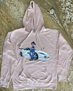 Hoodies Senpai Squad Collaboration Hanubuu Baige-Pink Size M, L, XL - Picture 1 of 6
