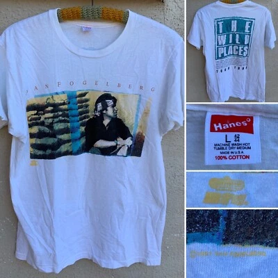 Vintage Dan Fogelberg The Wild Places Tour 1991 T Shirt Concert Tee Tour Size L - Image 1 of 4