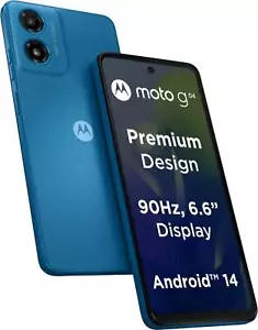 MOTOROLA G04 4G (Blue 64GB 4GB RAM)6.6" 16MP Camera  Dual Sim Global Version - Picture 1 of 9