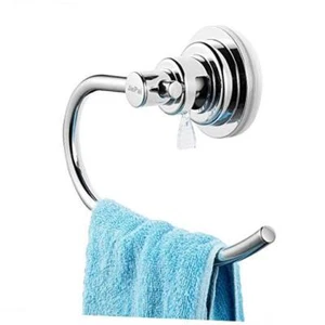 Vacuum Suction Towel Holder,Modern Shower Towel Suction Towel Rack-chrome - Picture 1 of 8