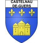 Castelnau-de-Guers 34 ville Stickers blason autocollant adhésif
