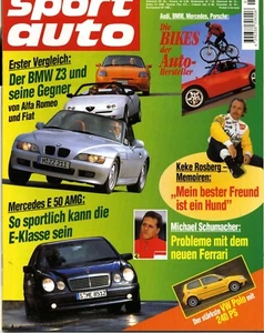 SPORT CAR 03/1996 BMW Z3 ALFA SPIDER MERCEDES E50 AMG VW POLO with 240hp - Picture 1 of 1