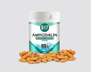 Real Vitamin B17 200 mg/100Capsules 99% PURE Vitamin B17