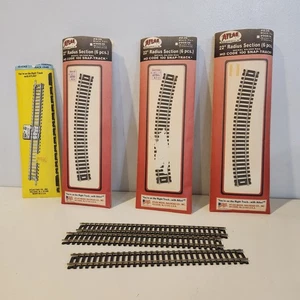 Atlas HO 22" Radio Track MPN 836 NÍQUEL (18) y terminal 840 + 3 rectos - Imagen 1 de 3