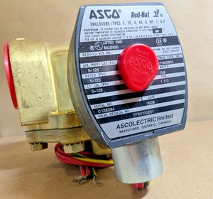 ASCO Red-Hat EF8210G22V 1,5" Magnetventil, Norm. Geschlossen, XPRF, 5-125psi (neu) - Bild 1 von 9